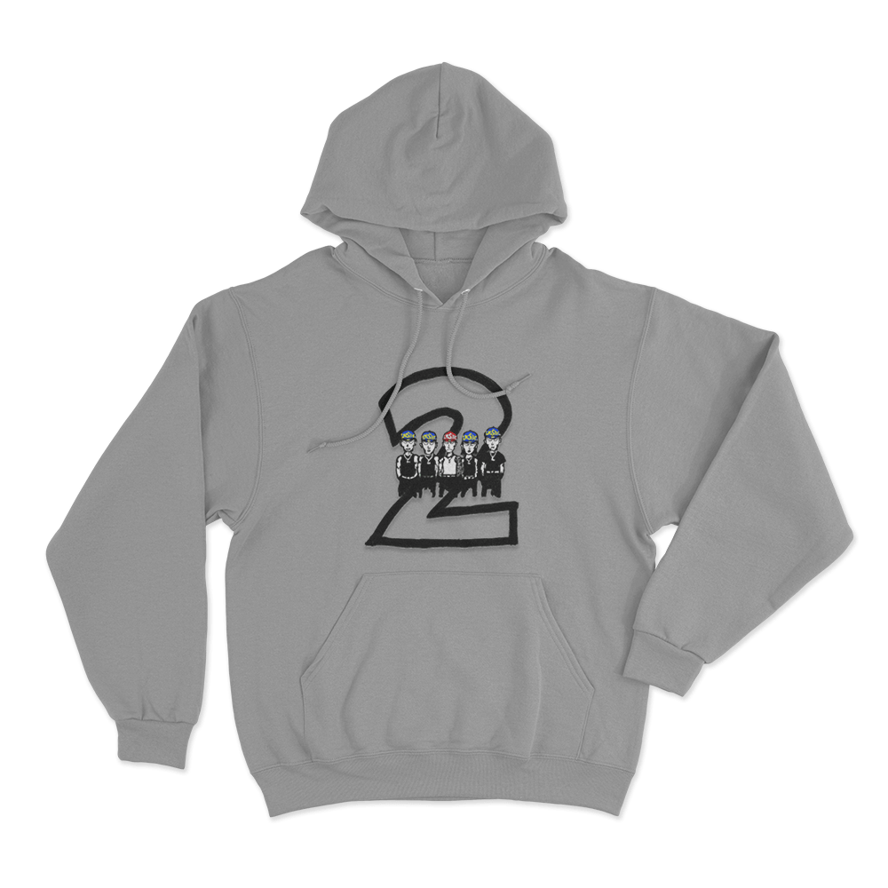 Jay Park & LNGSHOT 4SHOBOIZ Vol. 2 Cover Unisex Hoodie Grey Jay Park LNGSHOT 4SHOBOIZ Vol. 2 Cover Unisex Hoodie Grey