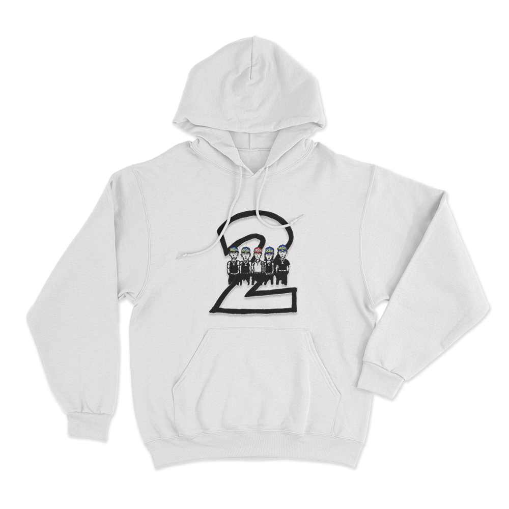 Jay Park & LNGSHOT 4SHOBOIZ Vol. 2 Cover Unisex Hoodie White Jay Park LNGSHOT 4SHOBOIZ Vol. 2 Cover Unisex Hoodie White