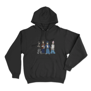 Lngshot 4 ShoBoiz Cartoon Unisex Hoodie Black