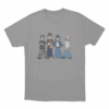 Lngshot 4 ShoBoiz Cartoon Unisex T Shirt Grey