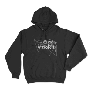 Lngshot 4 ShoBoiz Sketch Unisex Hoodie Black