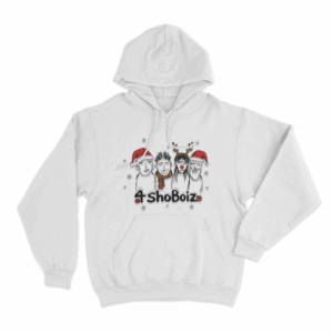 Lngshot 4shoboiz Christmas Unisex Hoodie White