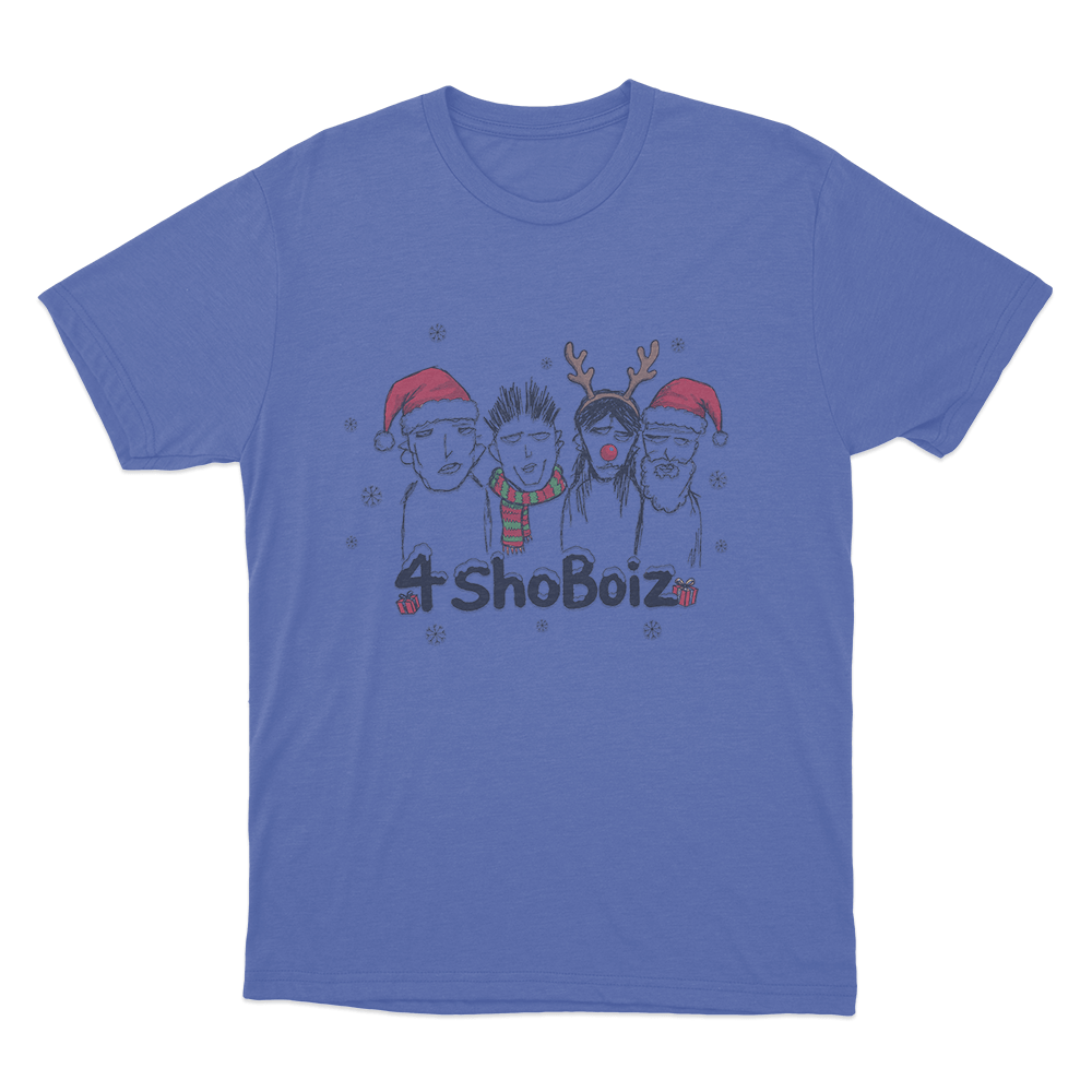 Lngshot 4shoboiz Christmas Unisex T Shirt Blue Lngshot 4shoboiz Christmas Unisex T Shirt Blue