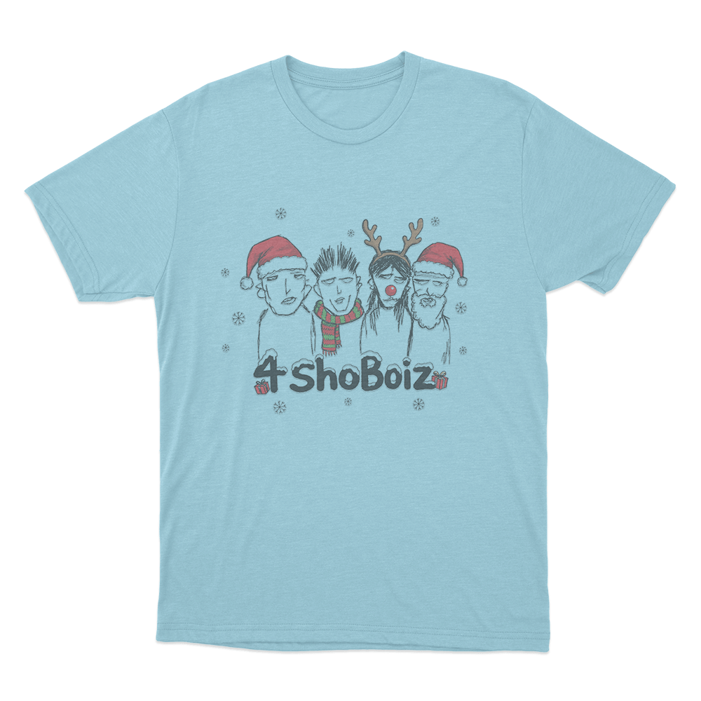 Lngshot 4shoboiz Christmas Unisex T Shirt Sky Blue Lngshot 4shoboiz Christmas Unisex T Shirt Sky Blue
