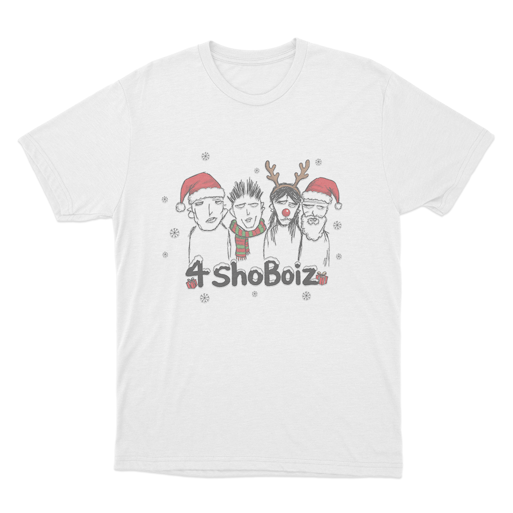 Lngshot 4shoboiz Christmas Unisex T Shirt White Lngshot 4shoboiz Christmas Unisex T Shirt White