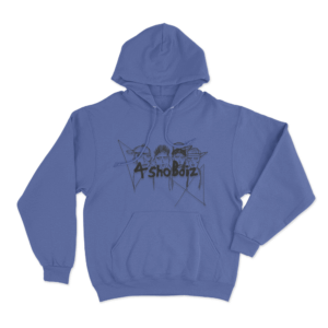 Lngshot 4shoboiz Unisex Hoodie Blue