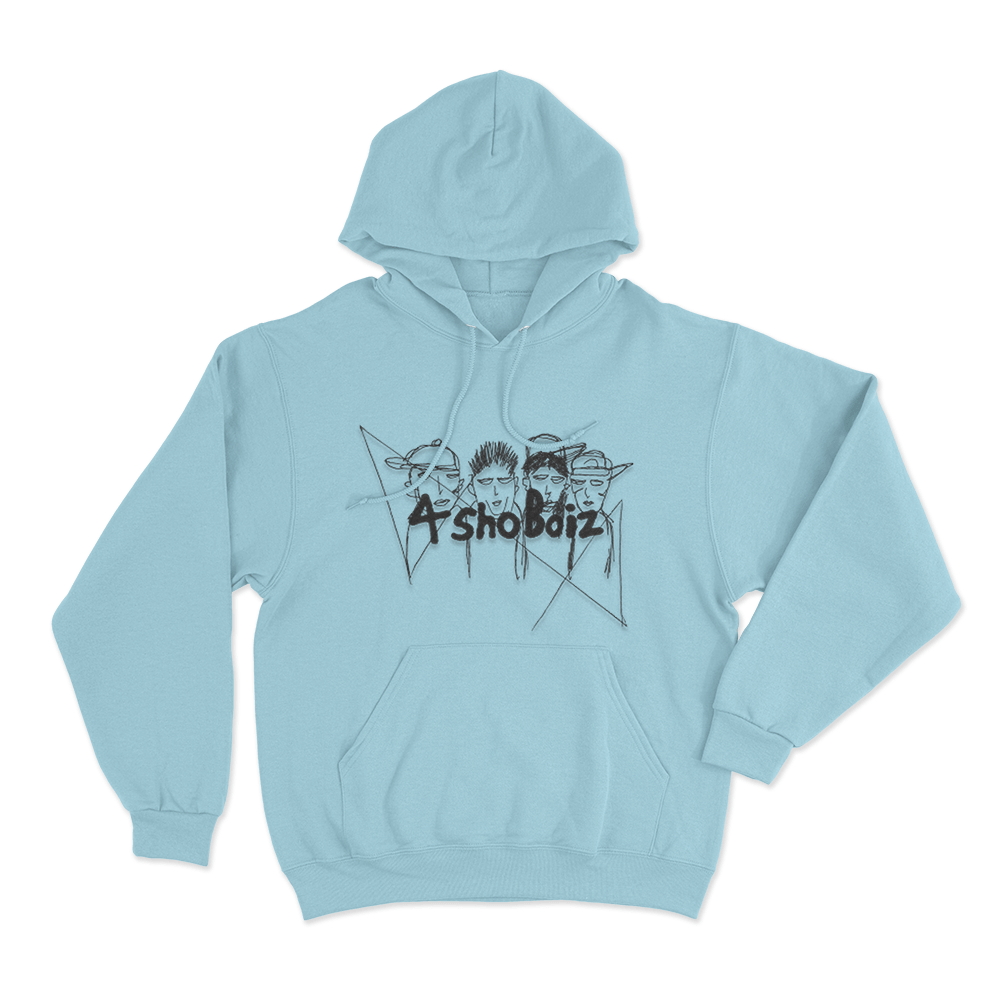 Lngshot 4shoboiz Unisex Hoodie Sky Blue Lngshot 4shoboiz Unisex Hoodie Sky Blue