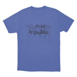 Lngshot 4shoboiz Unisex T Shirt Blue