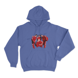 Lngshot Group Unisex Hoodie Blue