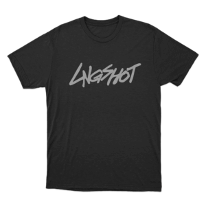 Lngshot Logo Unisex T Shirt Black