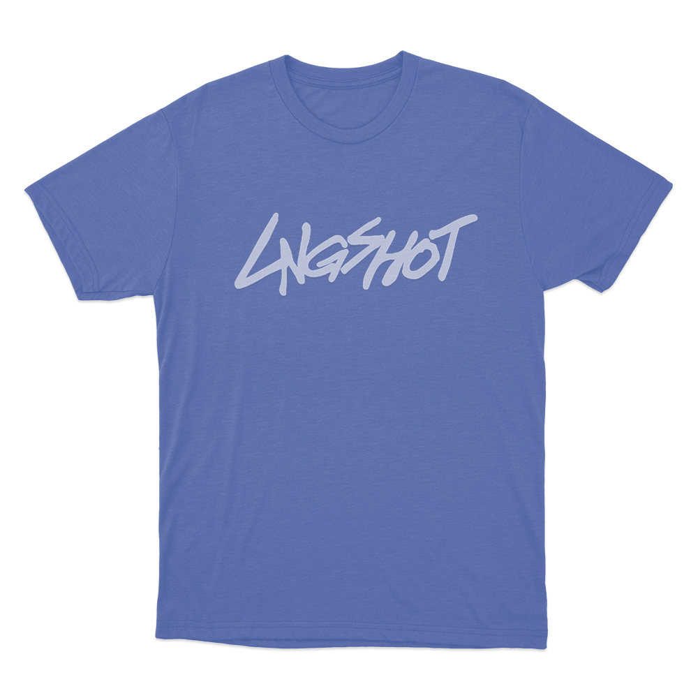 Lngshot Logo Unisex T Shirt Blue Lngshot Logo Unisex T Shirt Blue