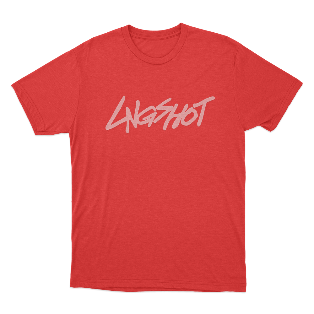 Lngshot Logo Unisex T Shirt Red Lngshot Logo Unisex T Shirt Red