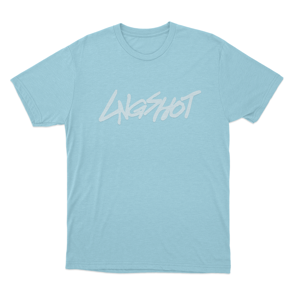 Lngshot Logo Unisex T Shirt Sky Blue Lngshot Logo Unisex T Shirt Sky Blue