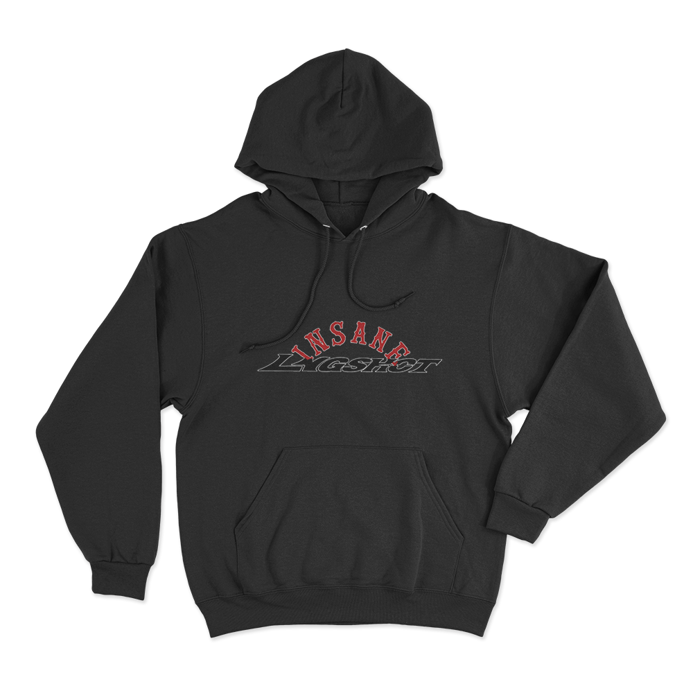 Lngshot x Insane Garage Unisex Hoodie Black Lngshot x Insane Garage Unisex Hoodie Black