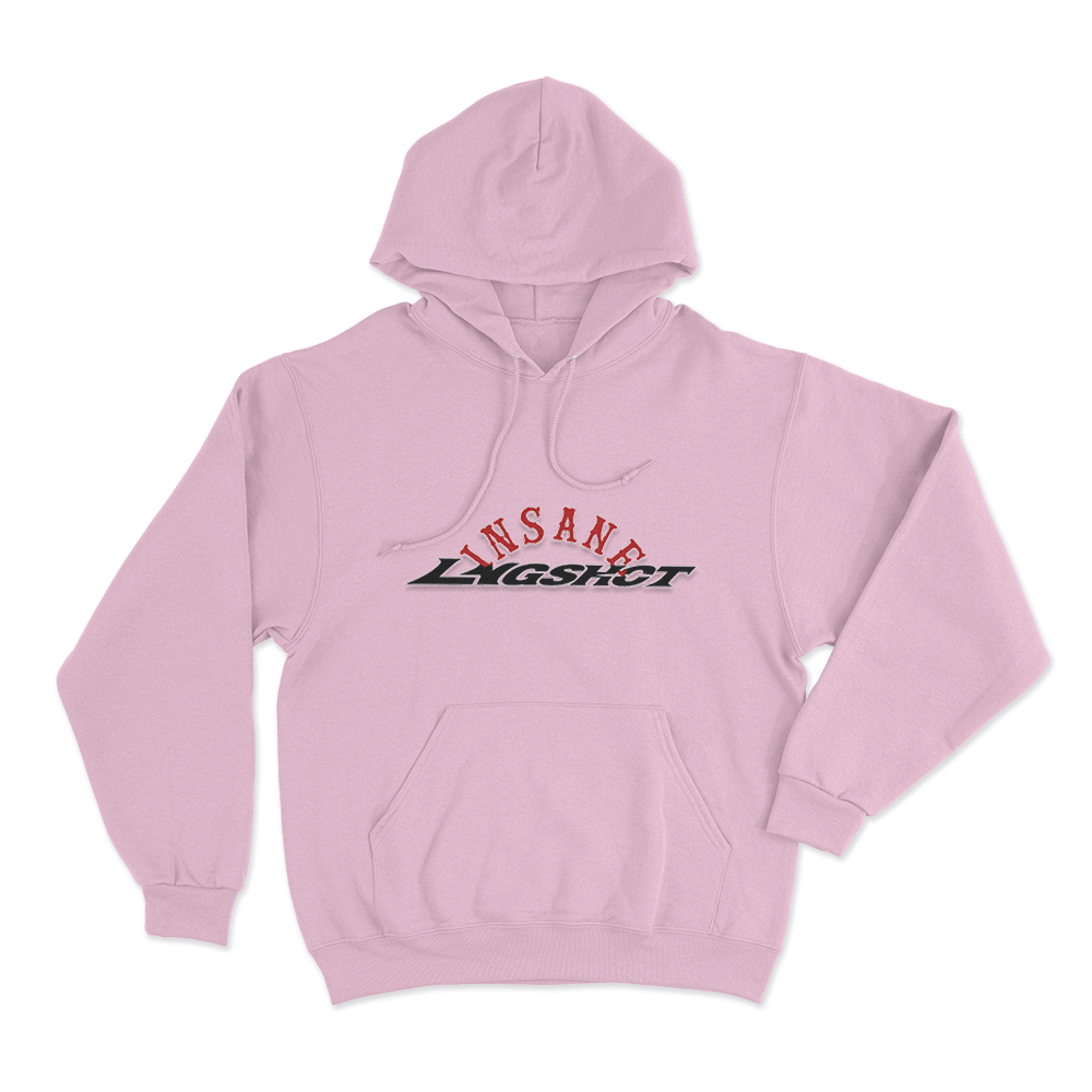 Lngshot x Insane Garage Unisex Hoodie Pink Lngshot x Insane Garage Unisex Hoodie Pink