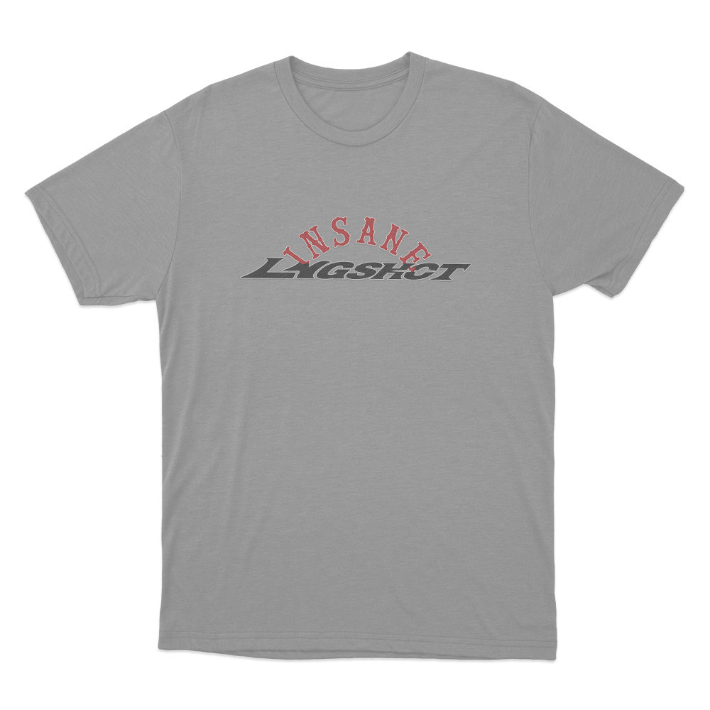 Lngshot x Insane Garage Unisex T Shirt Grey Lngshot x Insane Garage Unisex T Shirt Grey