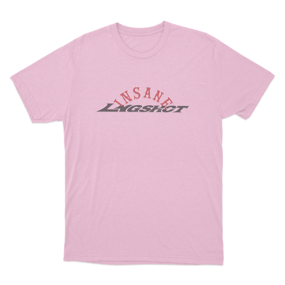 Lngshot x Insane Garage Unisex T Shirt Pink Lngshot x Insane Garage Unisex T Shirt Pink