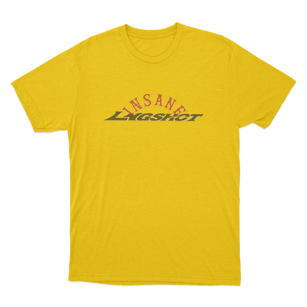 Lngshot x Insane Garage Unisex T Shirt Yellow Lngshot x Insane Garage Unisex T Shirt Yellow
